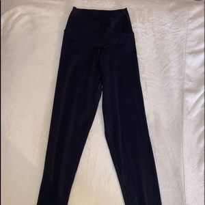 aerie cross over black leggings